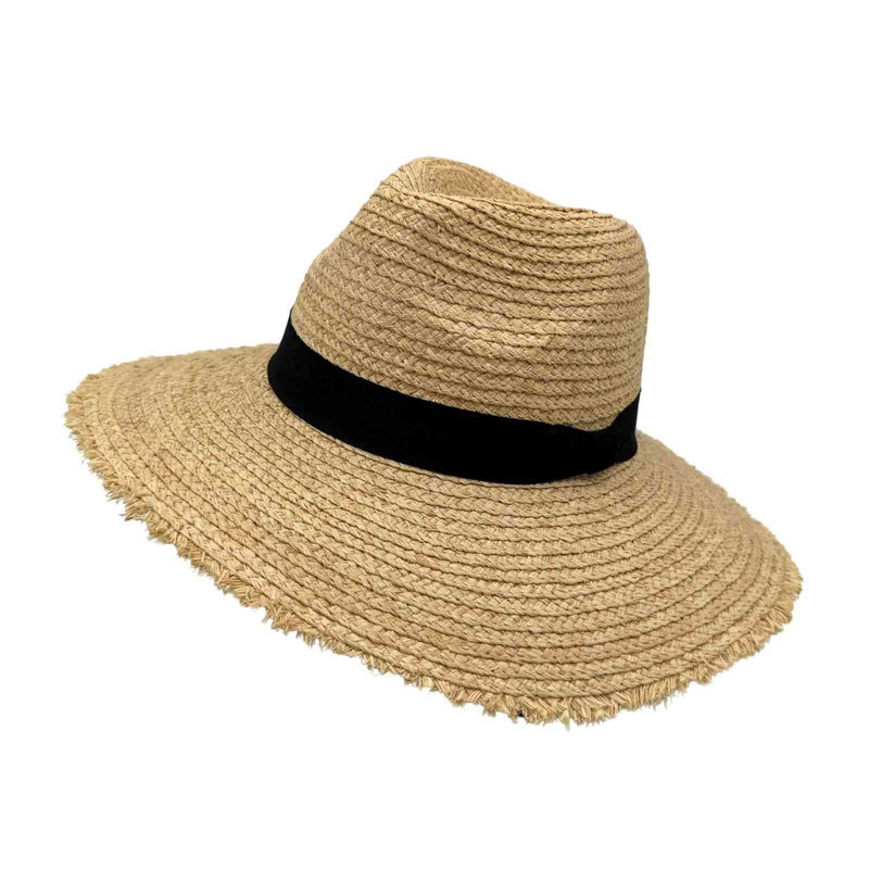 Load image into Gallery viewer, Jacaru 1814 Raffia Straw Wide Brim Hat – UPF 50+
