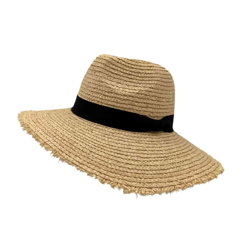 Load image into Gallery viewer, Jacaru 1814 Raffia Straw Wide Brim Hat – UPF 50+
