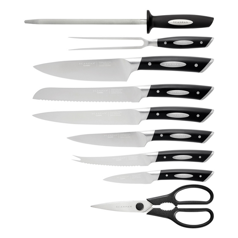 Load image into Gallery viewer, Scanpan 10-Piece Classic Wooden Knife Block Set-2
