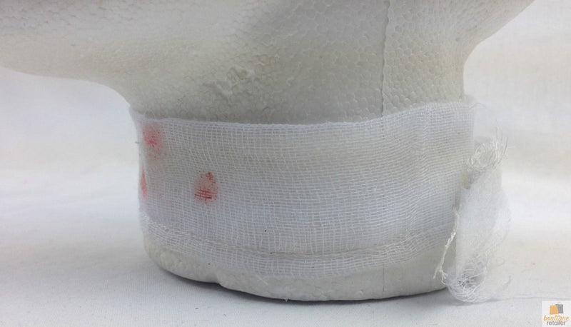 Load image into Gallery viewer, VAMPIRE BITE CHOKER for Halloween Costume Dress Up Horror Fake Blood Bandage-3
