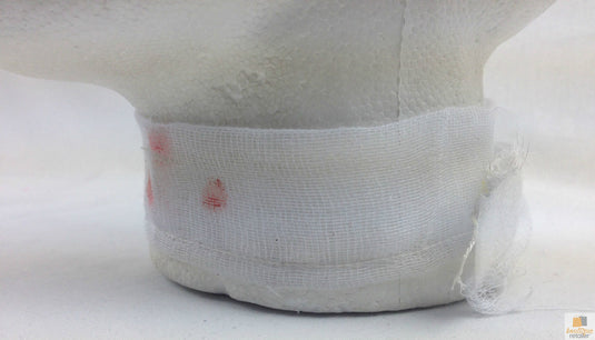 VAMPIRE BITE CHOKER for Halloween Costume Dress Up Horror Fake Blood Bandage-3