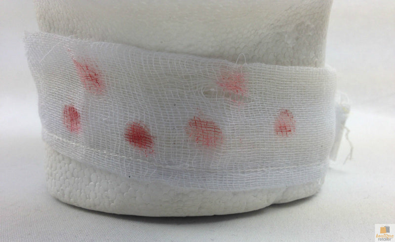 Load image into Gallery viewer, VAMPIRE BITE CHOKER for Halloween Costume Dress Up Horror Fake Blood Bandage-4
