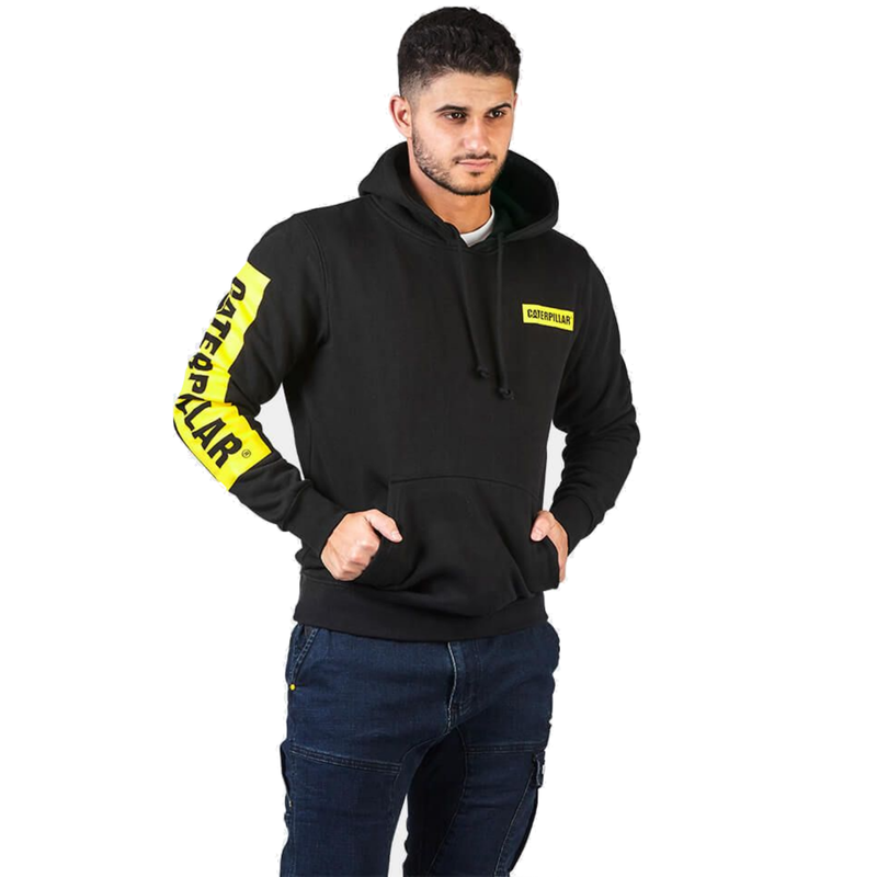 Load image into Gallery viewer, Caterpillar Icon Block Hooded Sweatshits Mens Jacket Adjustable-3
