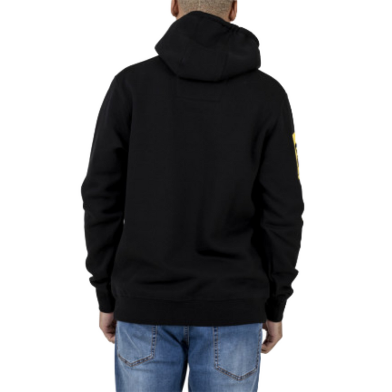 Load image into Gallery viewer, Caterpillar Triton Block Hoody Hooded Sweat Hoodie Jumper - Black/Yellow-4
