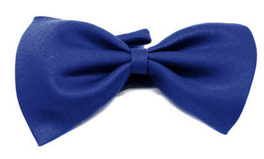 Mens BOW TIE Wedding Tuxedo  Formal Bestman Necktie Classic Plain Party - Blue-0
