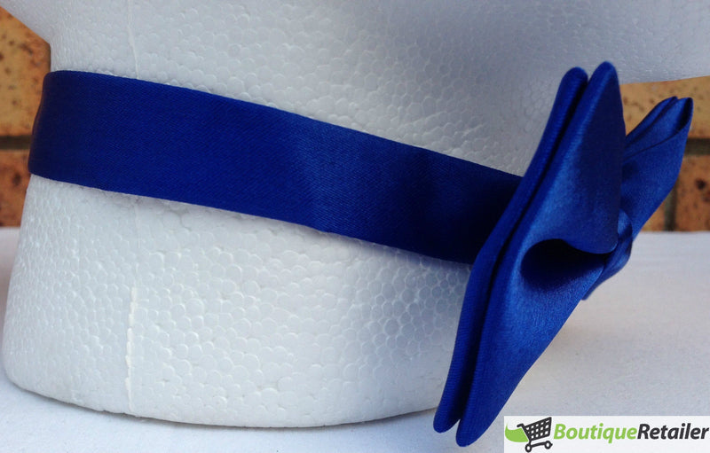 Load image into Gallery viewer, Mens BOW TIE Wedding Tuxedo Formal Bestman Necktie Classic Plain Party Pre-tied - Blue-3
