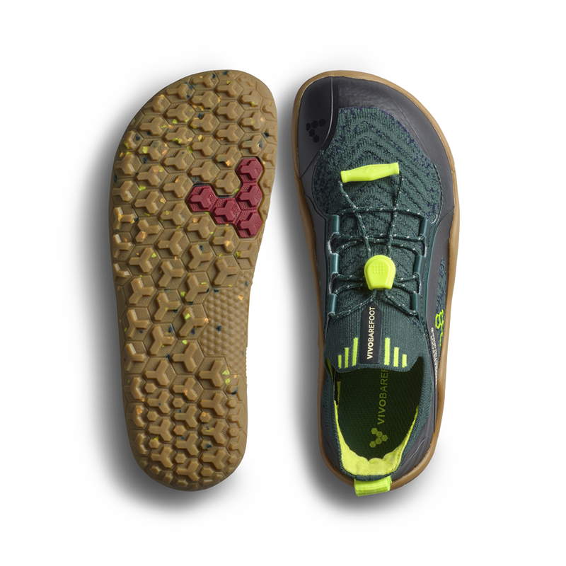 Load image into Gallery viewer, Vivobarefoot Primus Trail Knit FG Kids June Bug-1
