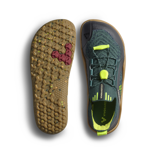 Vivobarefoot Primus Trail Knit FG Kids June Bug-1
