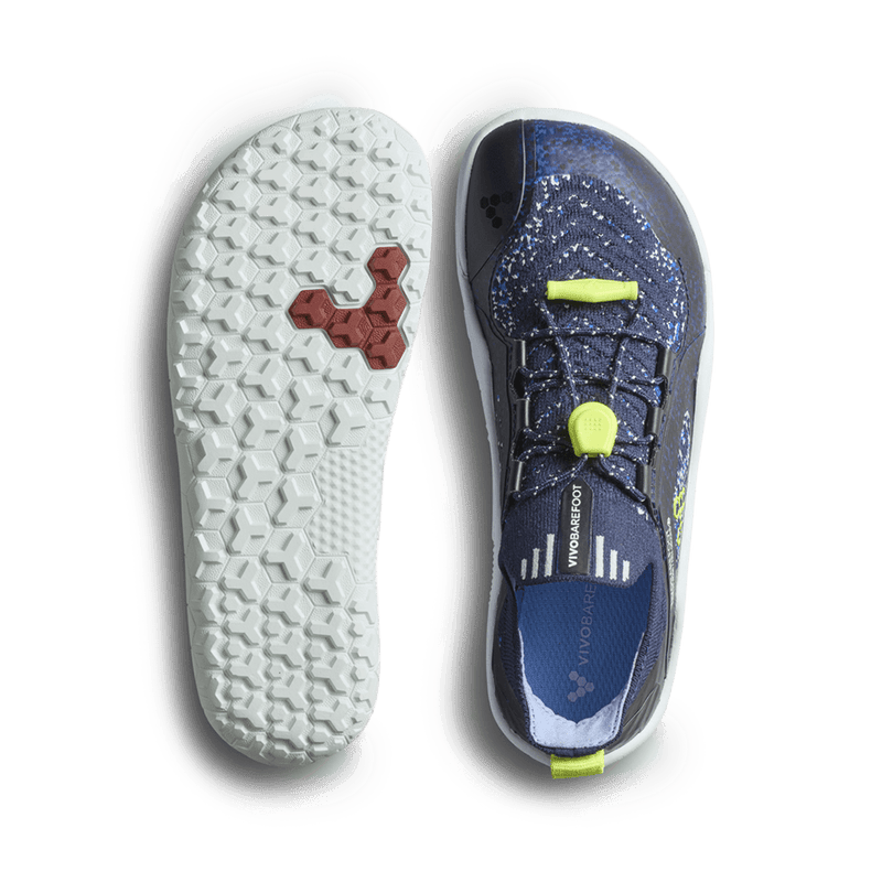 Load image into Gallery viewer, Vivobarefoot Primus Trail Knit FG Kids Barefoot Trail Shoe – Night Sky
