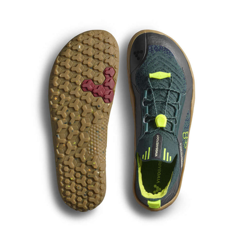Load image into Gallery viewer, Vivobarefoot Primus Trail Knit FG Juniors June Bug
