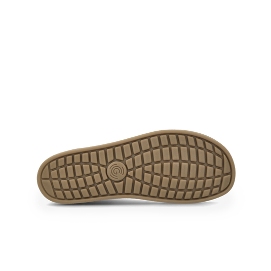Groundies Panama Men's Barefoot Sneakers – Beige/Sage Green