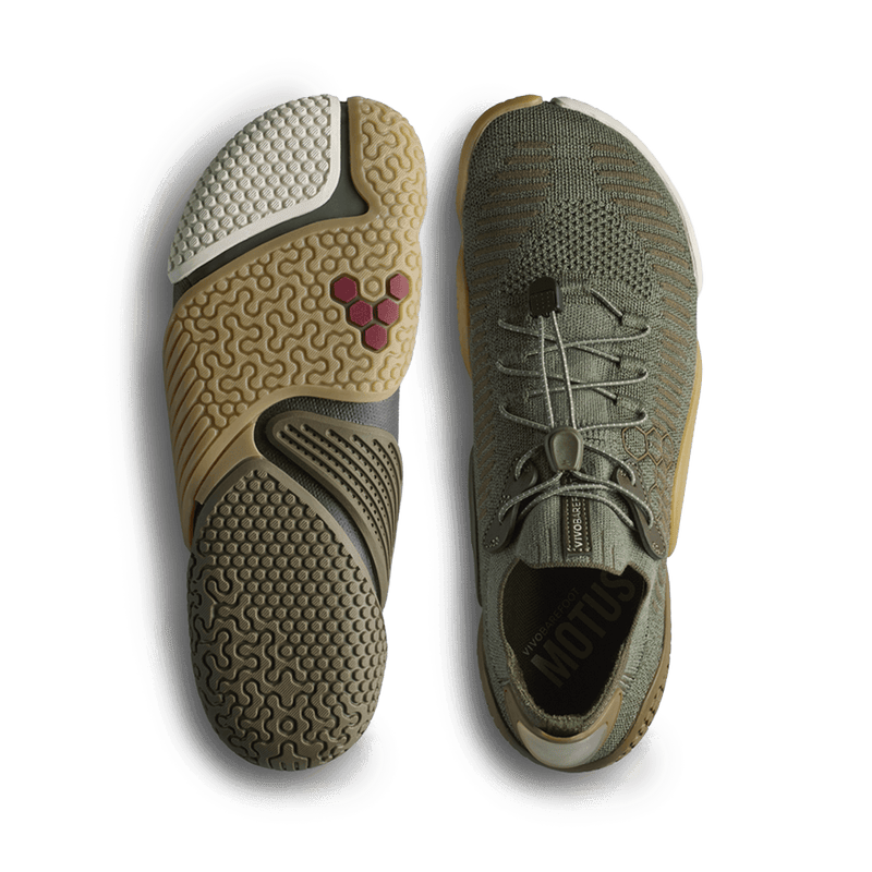 Load image into Gallery viewer, Vivobarefoot Motus Flex Natural Men's Barefoot Training Shoe – Moss
