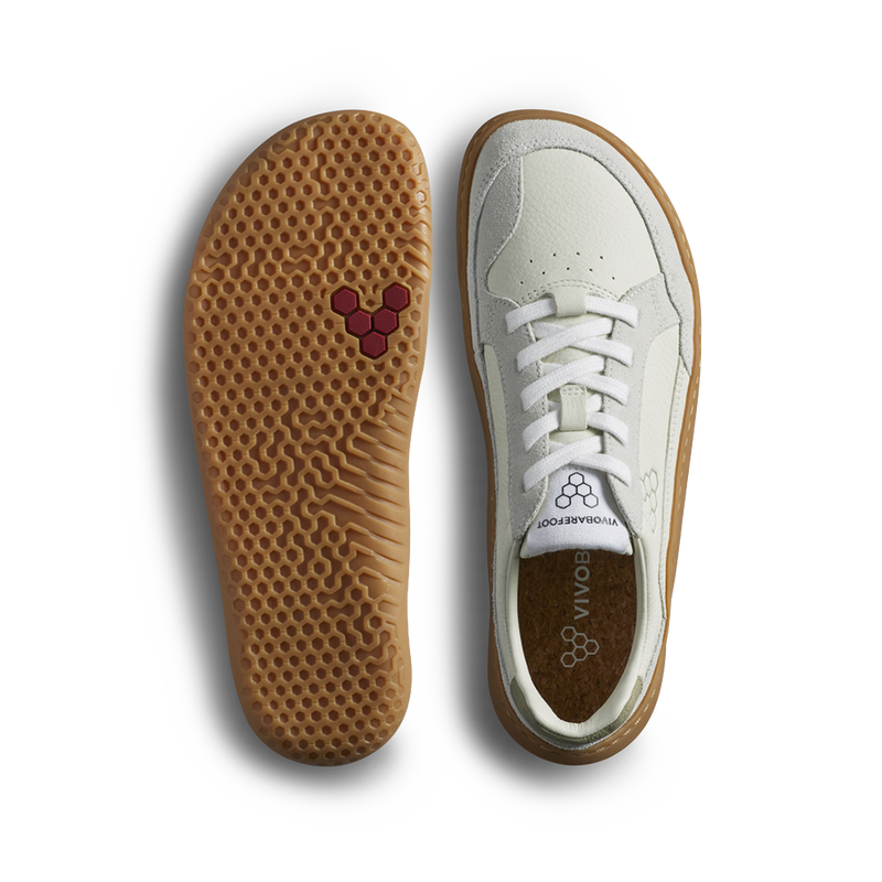 Load image into Gallery viewer, Vivobarefoot Gobi III Sneaker Leather Mens Limestone Dusty Green-1

