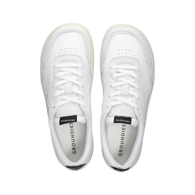 Load image into Gallery viewer, Groundies Zurich Men's Barefoot Sneakers – White/Black

