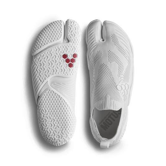 Vivobarefoot Motus Flex Tabi Men's Barefoot Training Shoe – Bright White