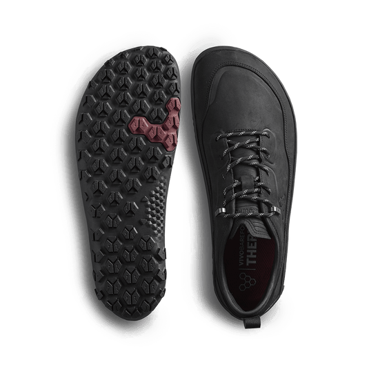 Vivobarefoot Tracker Leather At Low II Mens Obsidian-1