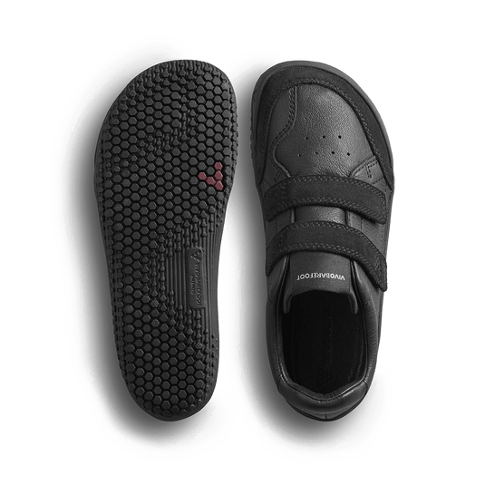 Vivobarefoot Gobi Sneaker School Kids – Obsidian