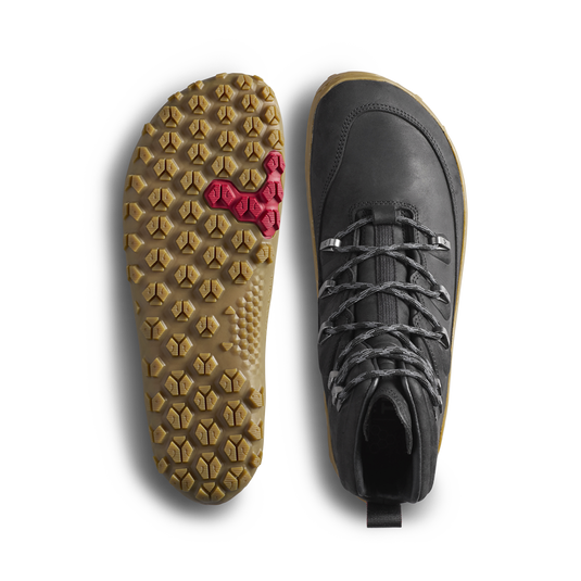 Vivobarefoot Tracker Leather At II Womens Obsidian-1