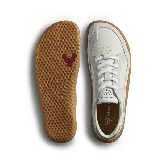 Vivobarefoot Gobi III Sneaker Leather Womens Limestone Dusty Green