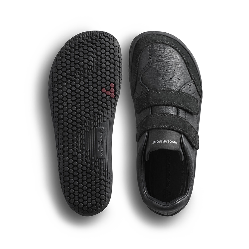 Load image into Gallery viewer, Vivobarefoot Gobi Sneaker School Kids Obsidian-1
