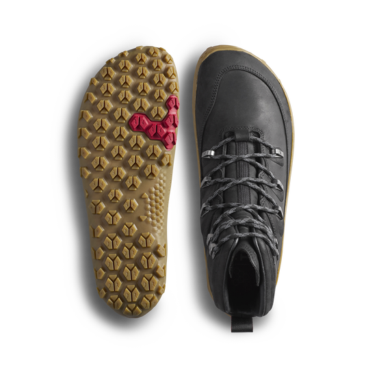 Vivobarefoot Tracker Leather At II Mens Obsidian-1