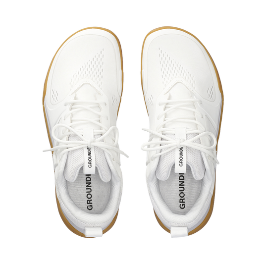 Groundies G-Flex Precision Women's Barefoot Training Shoes – White
