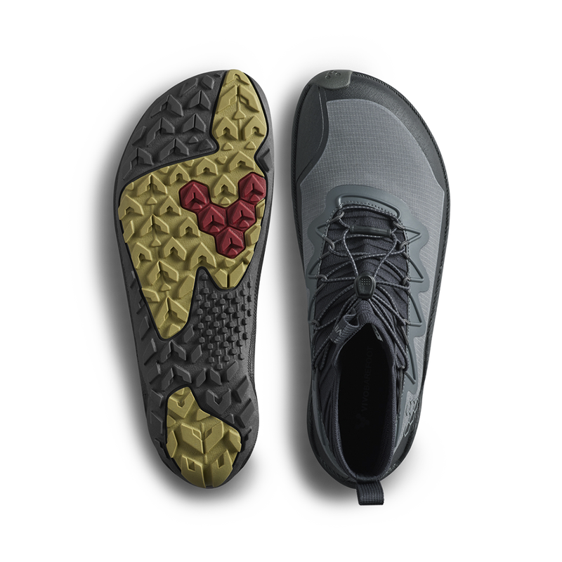 Load image into Gallery viewer, Vivobarefoot Primus Trail Flow Mid II Mens Dark Shadow-1
