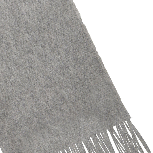 Dents Heritage Plain Cashmere Wool Scarf with Tassels and Gift Box in Dove Grey-3