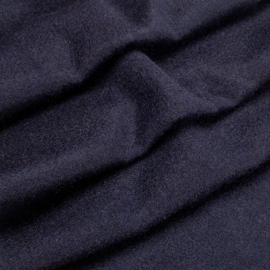 Dents Heritage Plain Cashmere Wool Scarf with Tassels and Gift Box in Navy-4