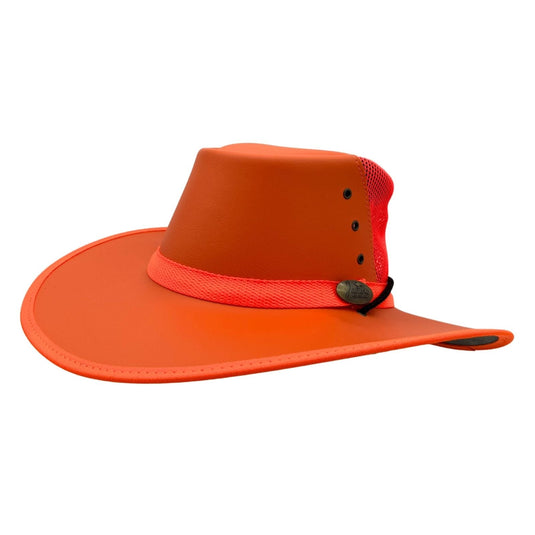 Jacaru 2017 Safety Breeze Hat – Fluro Orange Hi-Vis | UPF 50+