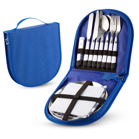 13 pcs Outdoor Dining Cutlery Mess Kit | Adventureco