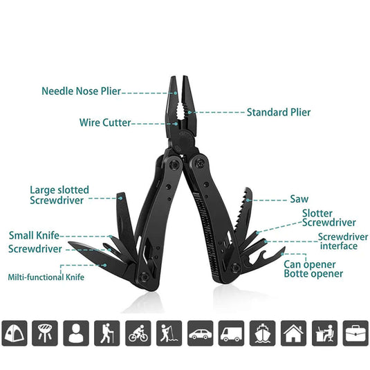 Multifunctional Folding Screwdriver Emergency Hand Tool | Adventureco