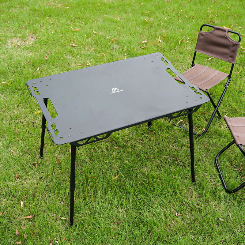 Load image into Gallery viewer, HYPERANNGER Aluminum Alloy Outdoor Camping Table
