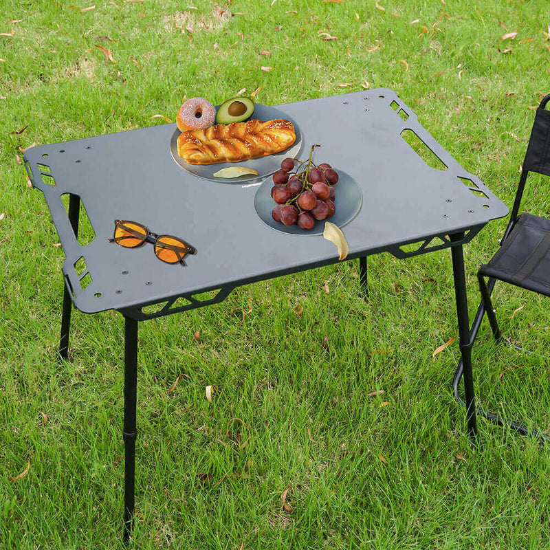 Load image into Gallery viewer, HYPERANNGER Aluminum Alloy Outdoor Camping Table
