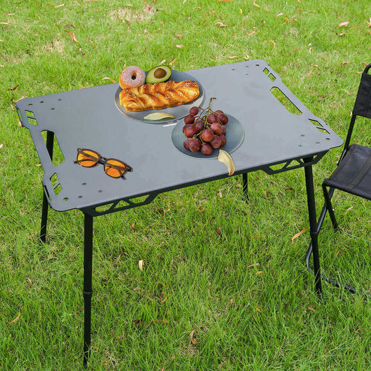 HYPERANNGER Aluminum Alloy Outdoor Camping Table