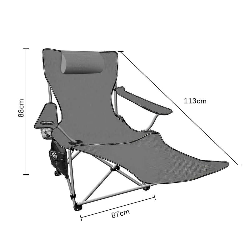 Load image into Gallery viewer, HYPERANGER Camping Chair with Foot Rest
