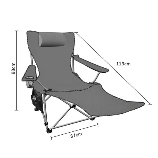 HYPERANGER Camping Chair with Foot Rest