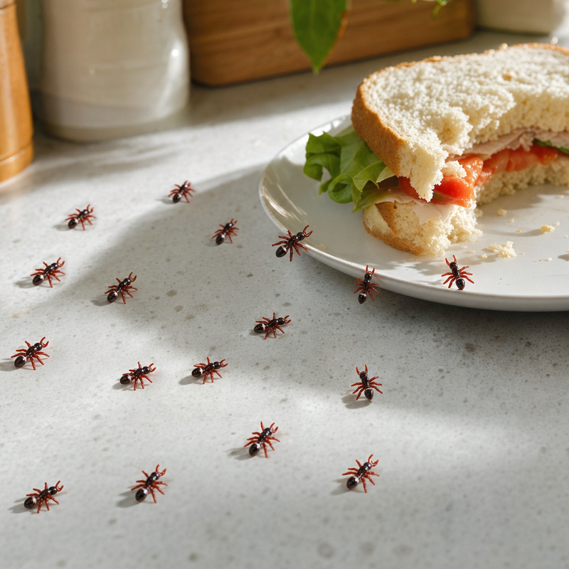Load image into Gallery viewer, 120x MINI FAKE ANTS Trick Halloween Scary Creepy Joke Prank Small Gag Toy Bug-2
