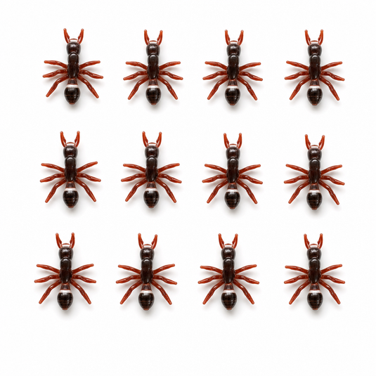 12x MINI FAKE ANTS Trick Halloween Scary Creepy Joke Prank Small Gag Toy Bug-0
