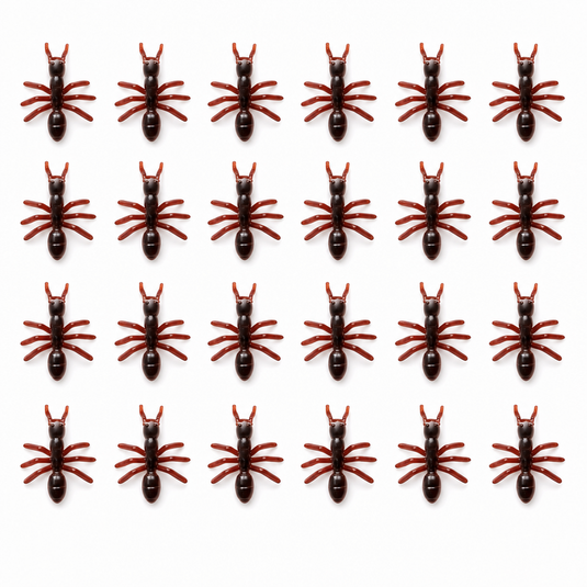24x MINI FAKE ANTS Trick Halloween Scary Creepy Joke Prank Small Gag Toy Bug-1