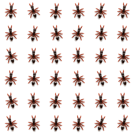 36x MINI FAKE ANTS Trick Halloween Scary Creepy Joke Prank Small Gag Toy Bug-1