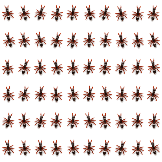 60x MINI FAKE ANTS Trick Halloween Scary Creepy Joke Prank Small Gag Toy Bug-0