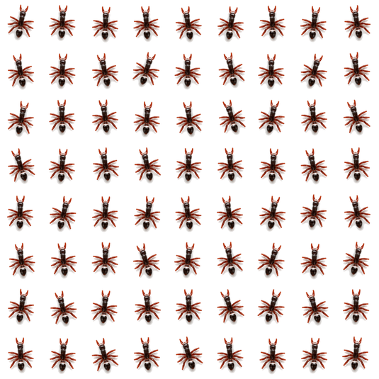 72x MINI FAKE ANTS Trick Halloween Scary Creepy Joke Prank Small Gag Toy Bug-1