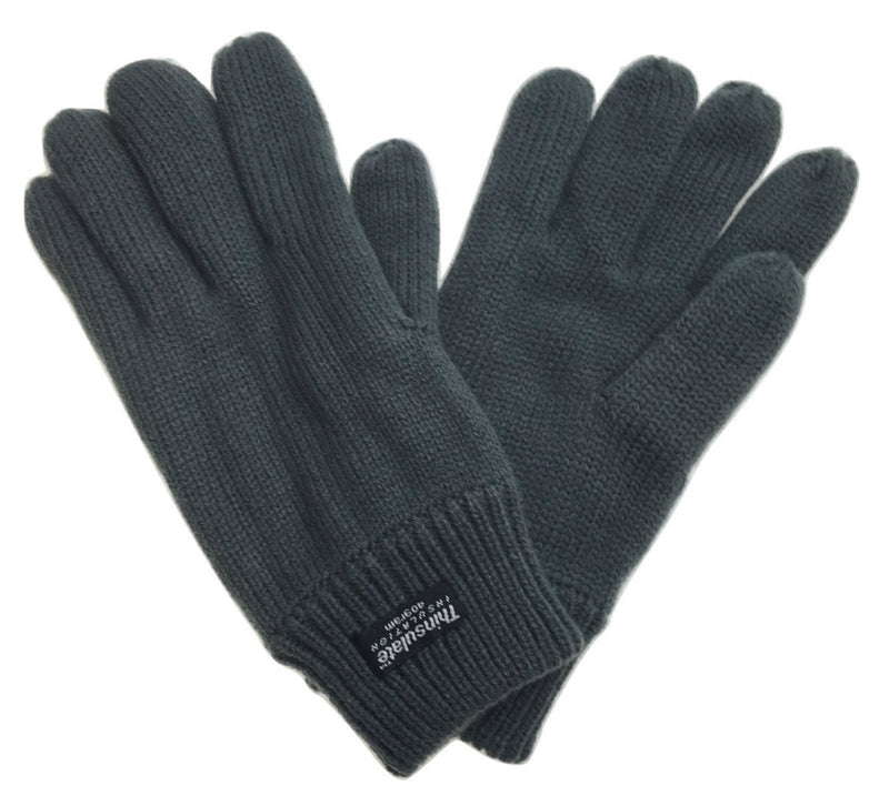 Load image into Gallery viewer, 3M THINSULATE Knitted Fleece Gloves Winter Warmers Snow Ski Thermal Plain-4
