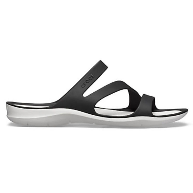 Load image into Gallery viewer, Crocs Womens Swiftwater Sandals Ladies Footwear - Black/White-3
