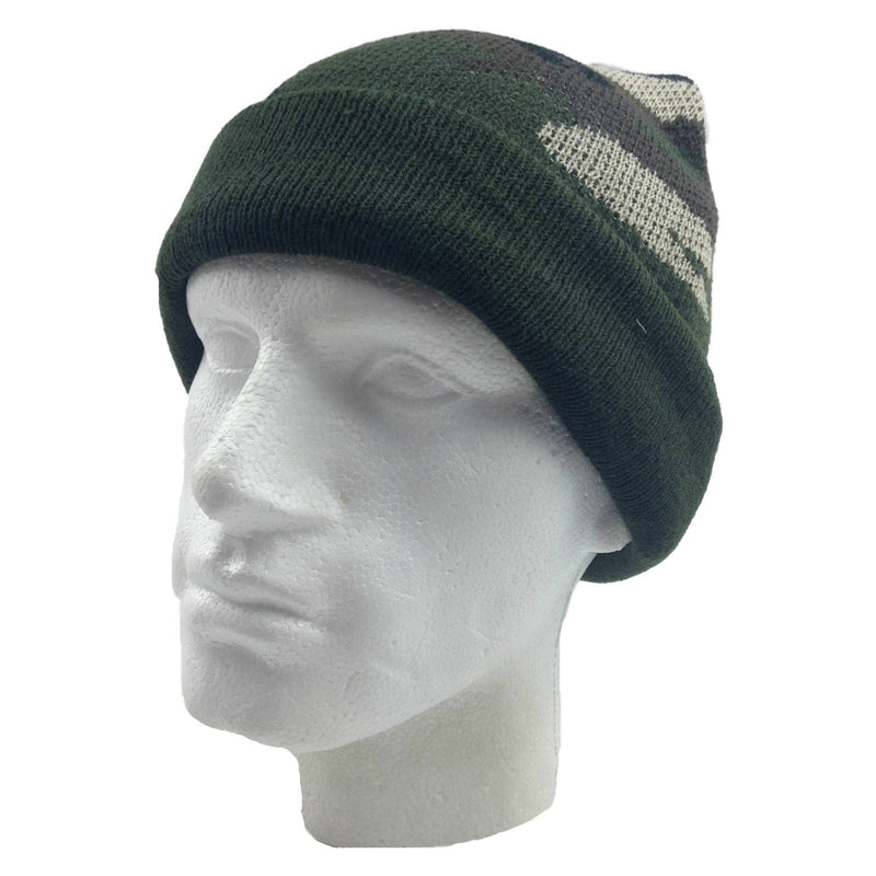 Load image into Gallery viewer, Camo Beanie Hat Winter Ski Army Military Fishing - Army Green Camouflage-1
