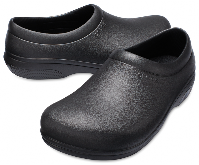 Crocs Mens On-The-Clock Work Slip-On Waterproof Slip-Resistant - Black-10
