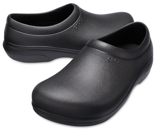 Crocs Mens On-The-Clock Work Slip-On Waterproof Slip-Resistant - Black-6