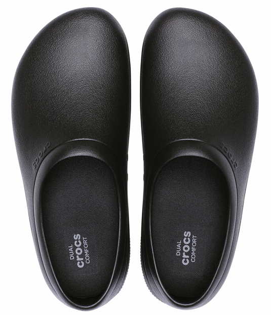Crocs Mens On-The-Clock Work Slip-On Waterproof Slip-Resistant - Black-4