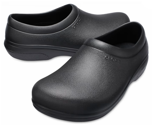 Crocs Mens On-The-Clock Work Slip-On Waterproof Slip-Resistant - Black-3